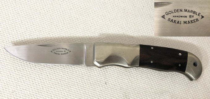 SAKAI MAKER  ゴールデンマーブル ナイフ 買取いたしました。のイメージ