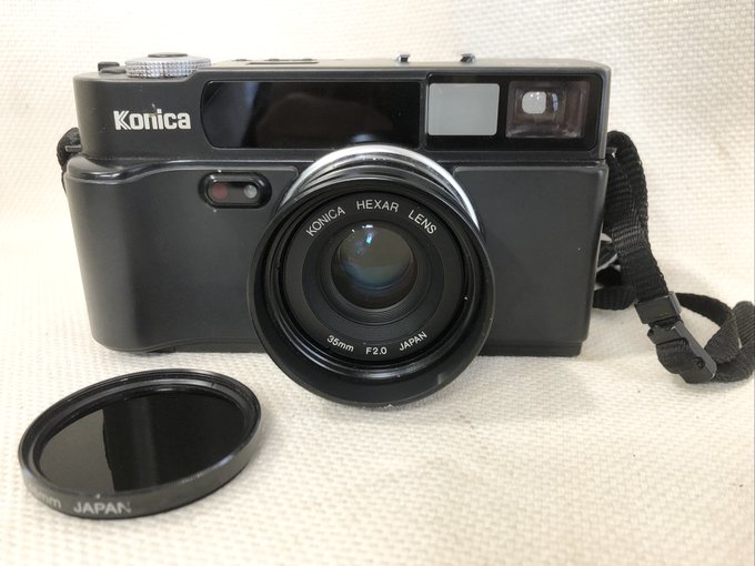 KONICA コニカ HEXER ヘキサー フィルム コンパクトカメラ レンズ 35mm 2.0 単焦点買取いたしました。のイメージ
