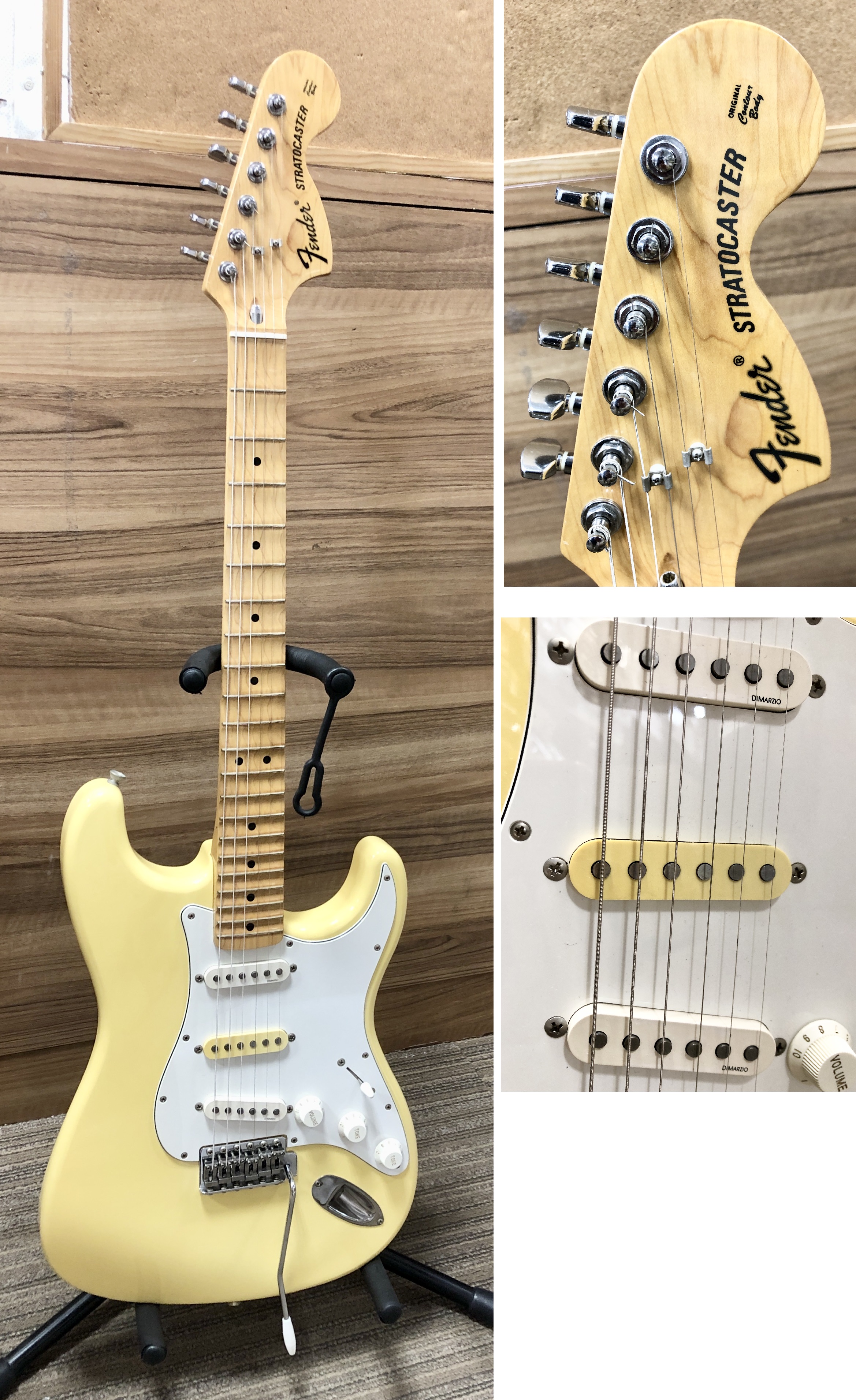 FenderJapan  ストラトキャスター買取いたしました。使用間の少ない美品です。 イングウェイマルムスティーンを意識したモデルで1993年頃の生産になります。のイメージ