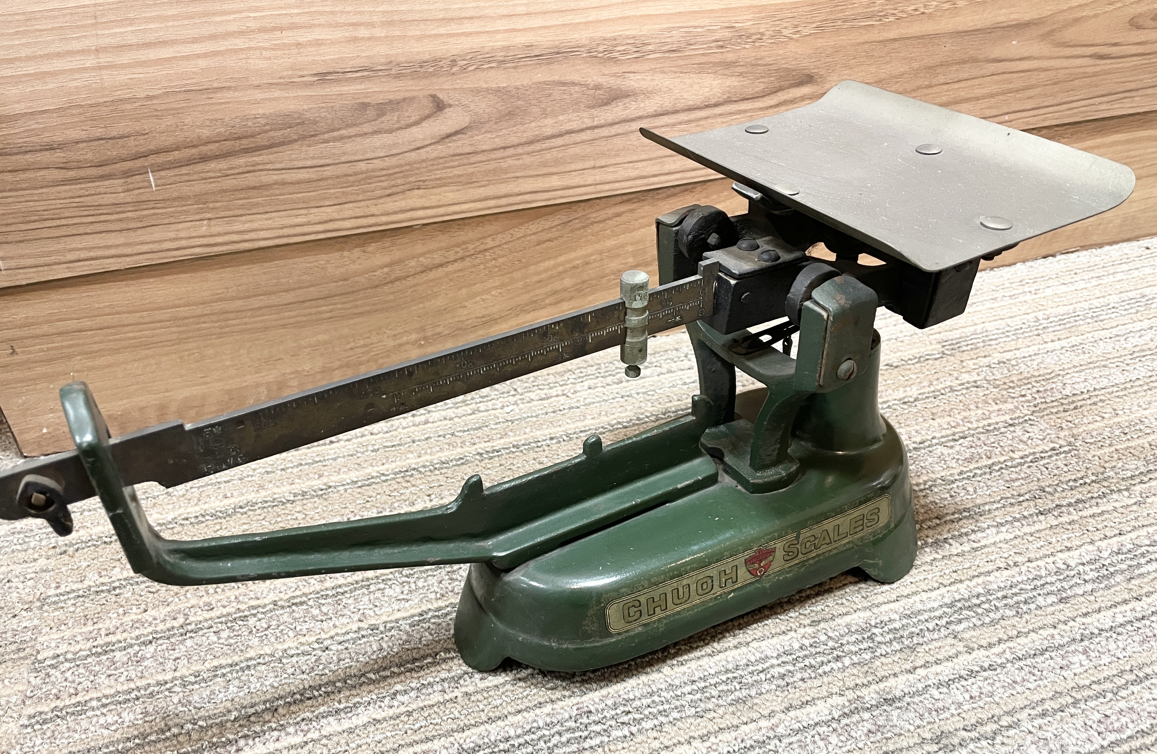 昭和レトロ、CHUOH SCALESのはかり買取しました。 現状品での販売になります。 インテリアにいかがでしょうか！のイメージ