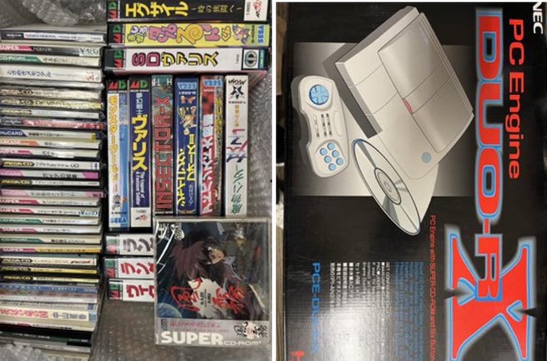 メガドライブ、PCエンジンソフト買取ました。激レア、未使用品多数あります。 PCエンジンduo-rx 未使用品買取ました。 店頭に出すときまた報告します。のイメージ