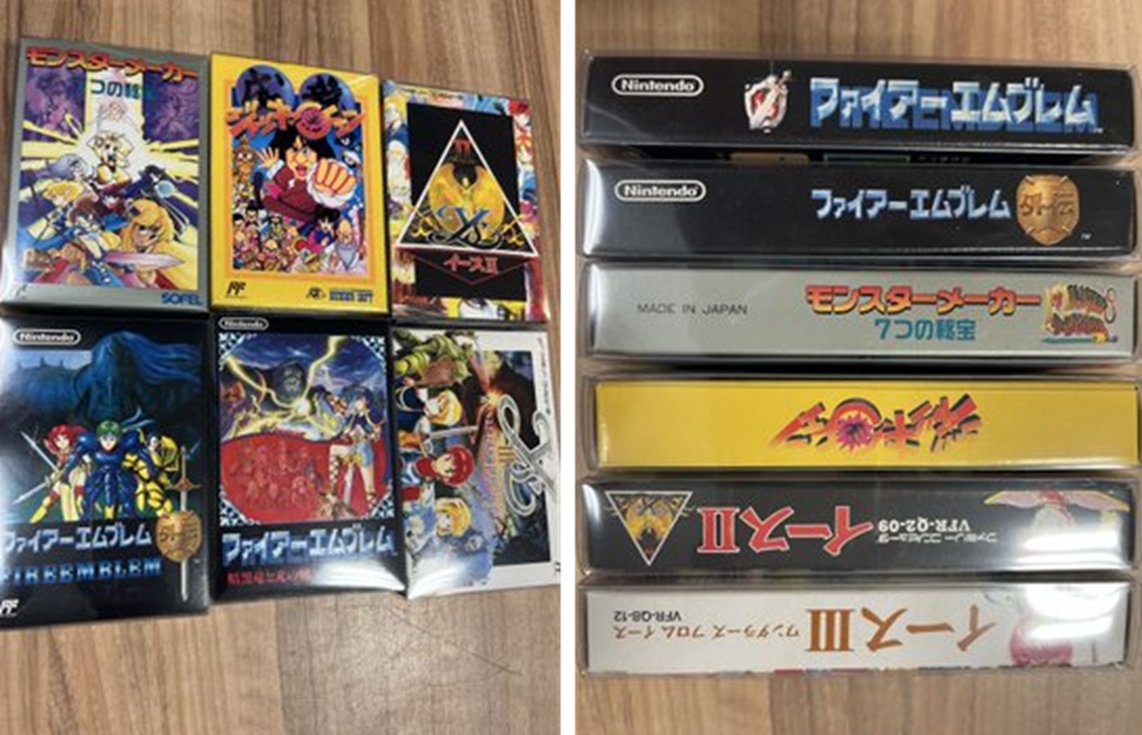 未使用開封品ファミコン買取ました。ファイヤーエンブレム白かけ有ります。他は角スレ無し、色艶良しのイメージ