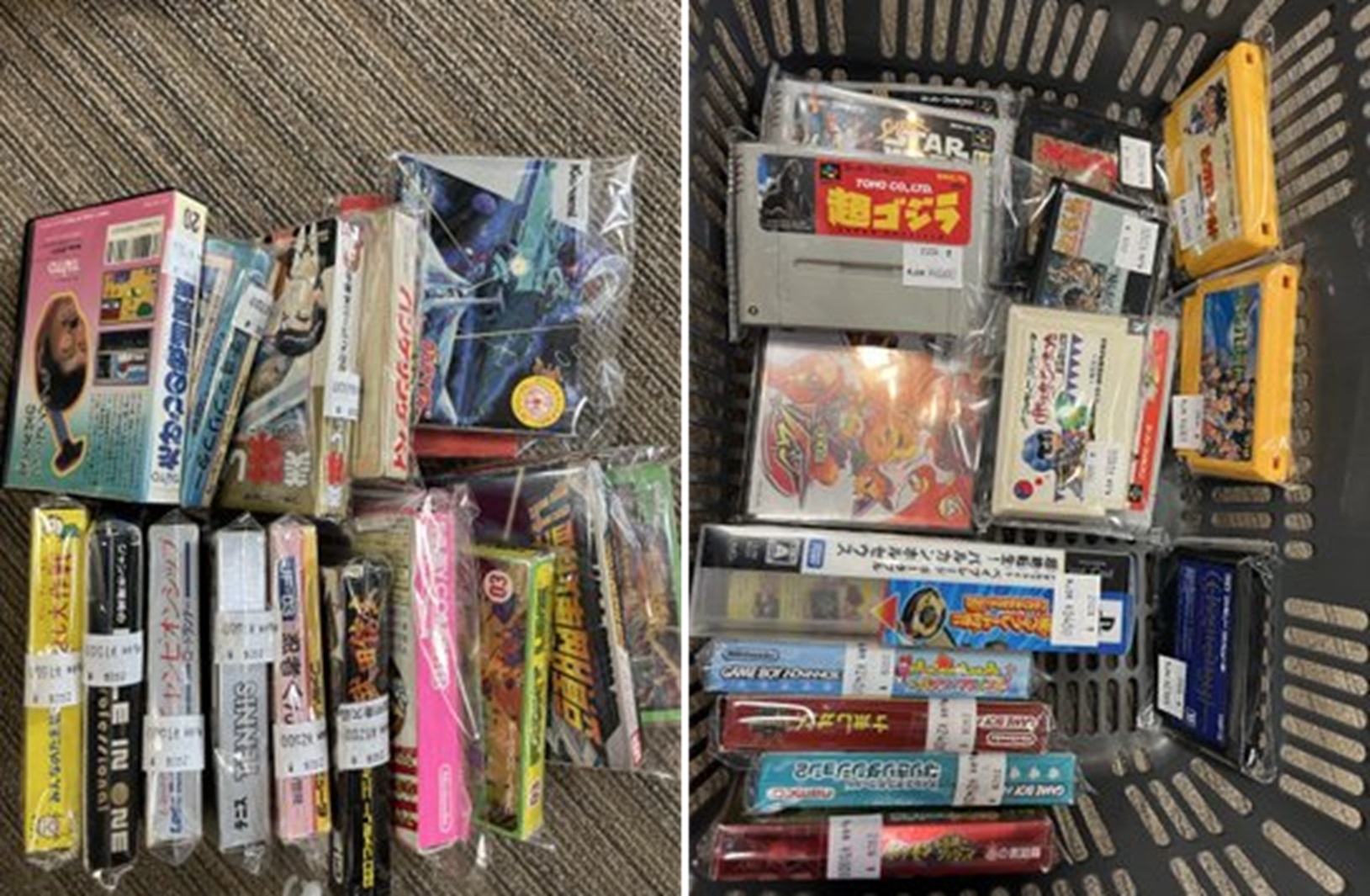 店頭出しました。 ファミコン、スーファミ、アドバンス等のイメージ
