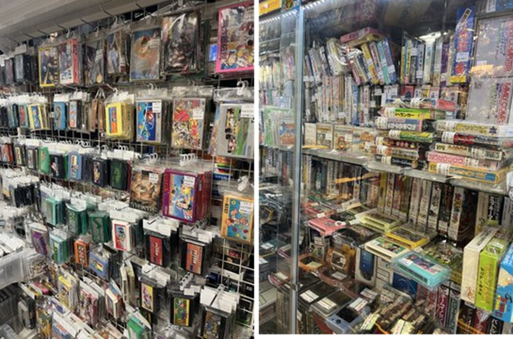 ファミコンソフト中心に店頭出しました。のイメージ