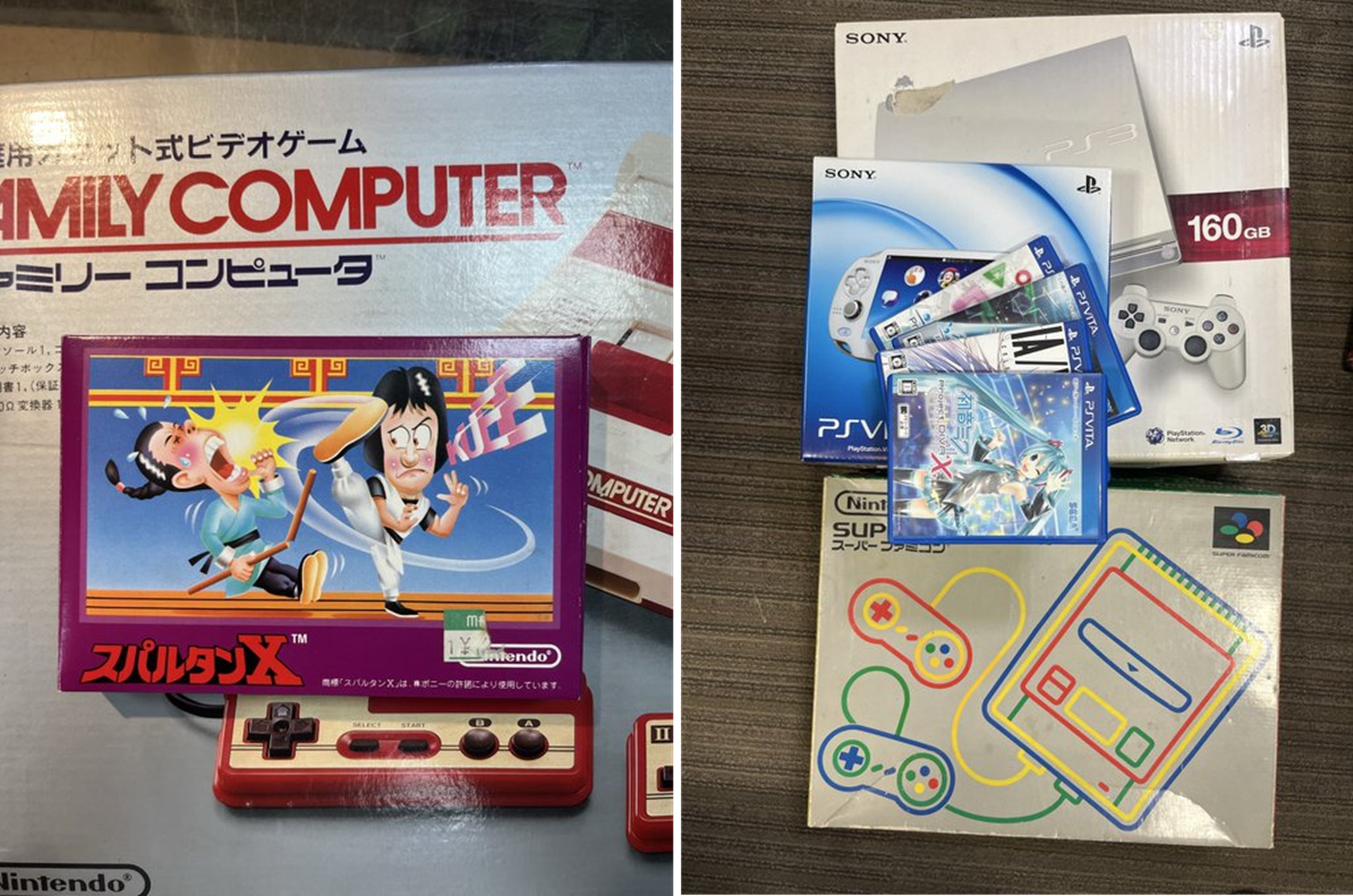 ゲーム機本体いろいろ買取ました。スパルタンX箱説美品買取ました