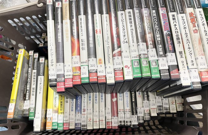PS2ソフト品出ししました。のイメージ