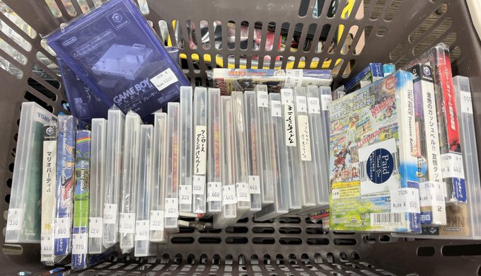 ゲームキューブソフト品出ししました。のイメージ