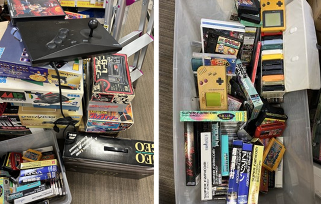 本日の買取 ネオジオ、メガドライブ2箱説有上品、ファミコンソフト、スーファミソフトなどなどたくさん買取ました。店頭出すときまた紹介していきます。のイメージ