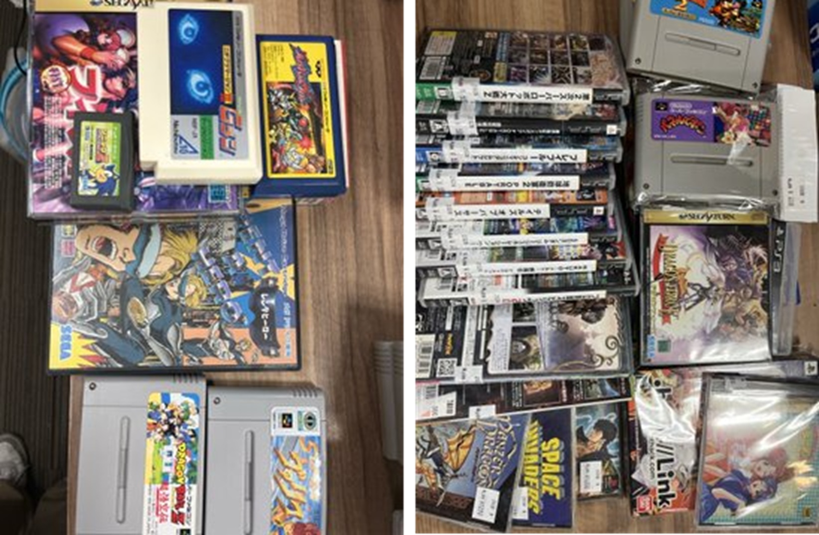 買取した物と店頭出した物です。買取多いですが毎日少しずつゲーム店頭出してます。のイメージ