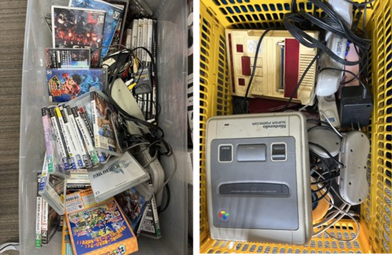 ゲーム大量入荷! ファミコン本体&スーパーファミコン、PSP・PS2などなど。 ソフトもかなり入ってきましたのイメージ